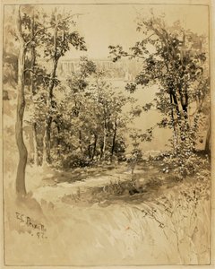 New York, stedet for Fort Washington, med udsigt til Fort Lee