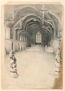 Interiør af Westminster Hall