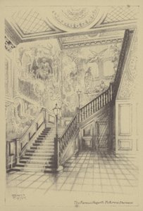 De berømte Hogarth-billeder og trappe