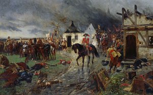 Wallenstein: A Scene of the Thirty Years War (olie på lærred)