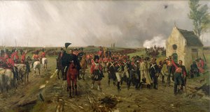 Wellingtons March fra Quatre Bras til Waterloo, 1878