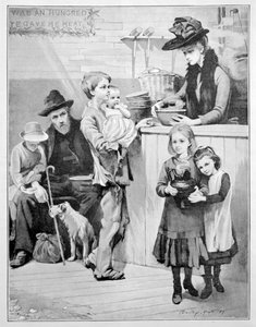 En tjenende engel, 1889.