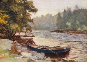 Tay nedenfor Stobhall (farvelitografi) af Ernest Edward Briggs