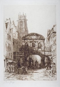 Temple Bar, London, 1877 af Ernest George