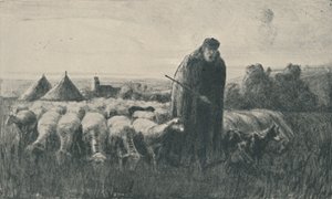 The Picardy Shepherd, 1919dani af Ernest George Beach