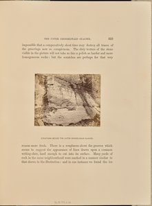 Striber ved siden af Unter Grindelwald-gletsjeren af Ernest H. Edwards