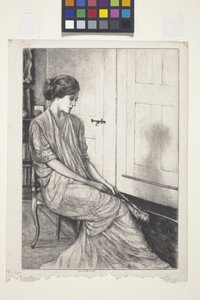 La Tanagra (ætsning og tørnål)