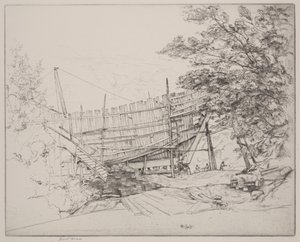 Skibsbygning (drypoint)