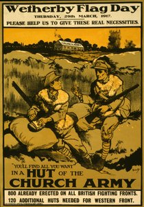 Plakat til Wetherby Flag Day, torsdag den 29. marts, 1917, pub. 1917
