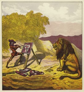 John Bold maler løven af Ernest Henry Griset