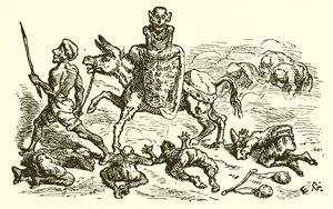 Æslet, der bærer et idol
