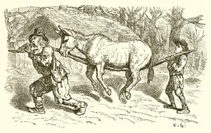 Den gamle mand, hans søn og æselet