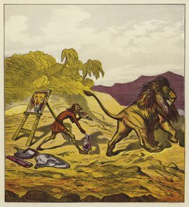 Løven forlader John Bold af Ernest Henry Griset