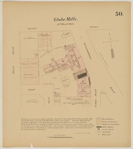 Girard Ave, Germantown Rd, 3rd St og Canal Street, Hexamer General Surveys, 1867 af Ernest Hexamer