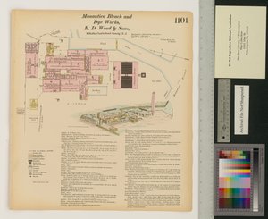 Manantico Bleach and Dye Works, Hexamer General Surveys, bind 12, plade 1101