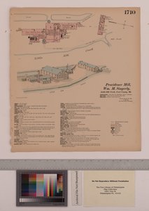 Providence Mill, Fairhill, Maryland, Hexamer General Surveys, 1882