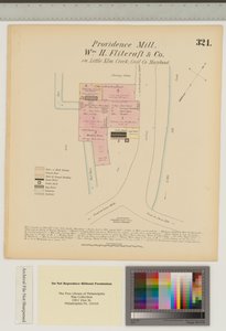 Providence Mill, Little Elk Creek, Maryland, Hexamer General Surveys af Ernest Hexamer