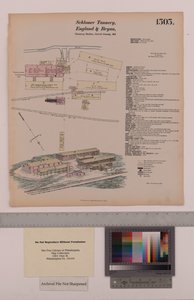 Schlosser Tannery, England og Bryan Tannery Station, Maryland, Hexamer General Surveys, 1880 af Ernest Hexamer