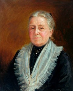 Fru Mary Anna Foster (olie på lærred) af Ernest Higgins Rigg