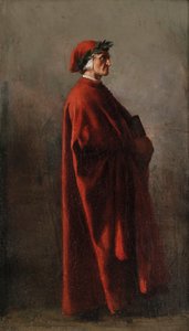 Dante Alighieri 1265-1321. af Jean Louis Ernest Meissonier