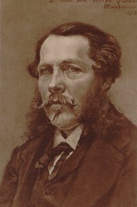 Portræt af pianist og komponist Alfred Quidant 1815-1893, 1872. af Jean Louis Ernest Meissonier