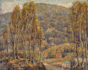 Bøge, n.d. af Ernest Lawson