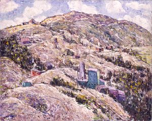 Guldminedrift, Cripple Creek, 1929.