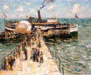 Udflugtsbåden af Ernest Lawson