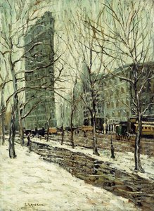Flatiron-bygningen af Ernest Lawson