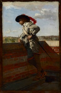 På en terrasse af Ernest Meissonier
