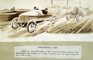 Paris-Madrid-løbet af Ernest Montaut