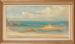 St. Lunaire (olie på lærred) af Ernest Normand
