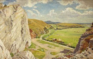 Op ad bakke fra nord af Ernest Procter