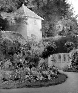 Tårnet og haven ved Queue-en-Brie