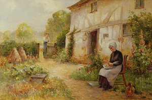 Skrælning af kartofler af Ernest Walbourn