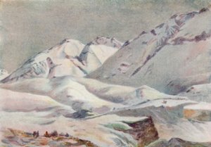 Andesbjergene (farve litho)