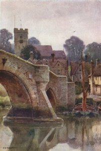 Aylesford (farve litho) af Ernest William Haslehust