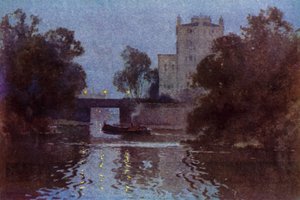 "Venedig i London", Paddington (farve litho) af Ernest William Haslehust