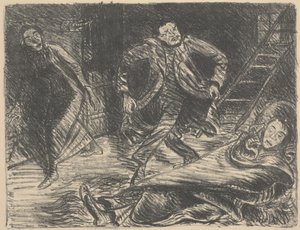 Desperate Dance, illustration til stykket "Der Arme Vetter (The Poor Cousin)" af Ernst Barlach