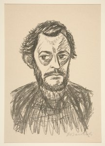 Selvportræt III (Selvportræt III) af Ernst Barlach
