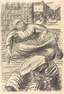 Gade i Warszawa af Ernst Barlach