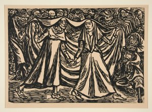 Totentanz II (Dødedansen II) af Ernst Barlach