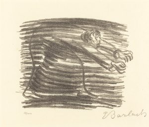 Walk in the Shadow, 1922. af Ernst Barlach