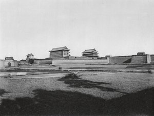 Sianfu, Pei men, Shensi, nordporten i Sianfu, provinshovedstaden (s/h-foto) af Ernst Boerschmann