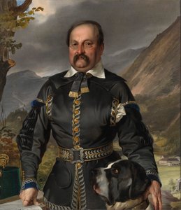 Tysk: Franz Anton Ritter von Jakomini i minearbejderuniform af Ernst Christian Moser
