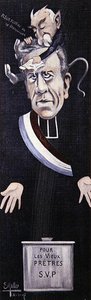 Abbe Lemire modtager trøst fra Georges Clemenceau af Ernst Emmanuel Muller