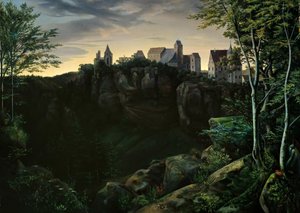 Borgen Hohnstein i det saksiske Schweiz