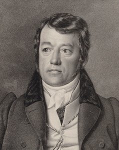 Portræt af organisten og komponisten Friedrich Schneider 1786-1853, ca. 1840. af Ernst Friedrich Oldermann