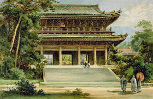 Buddhistisk tempel i Kyoto, Japan, fra 