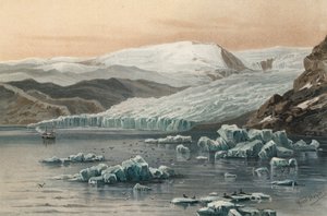 Tyndall Glacier, Nordvestgrønland af Ernst Heyn